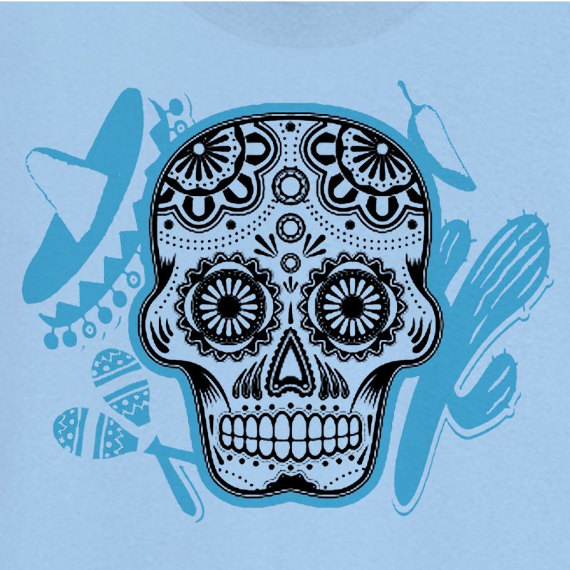 Cinco de Mayo Skull Novelty T Shirt  