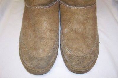 SHEARLING SUPREME Sheepskin Short Boots Tan Mens Sz 12 http//www 