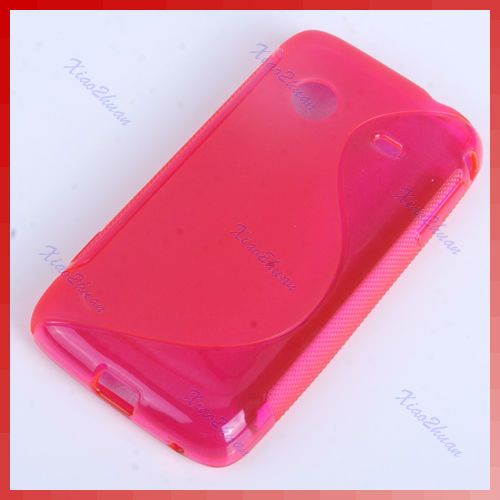 Soft Silicon Gel S Shape Case Cover For Samsung Galaxy Prevail M820 