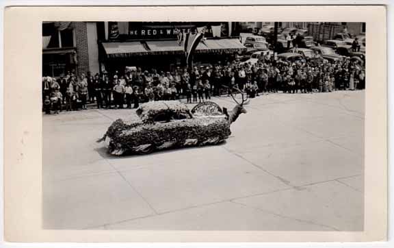 Real Photo Postcard Parade Float in Colville Washington  