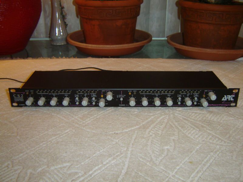 ART CS2, 2 Channel Compressor Limiter Gate Rack  