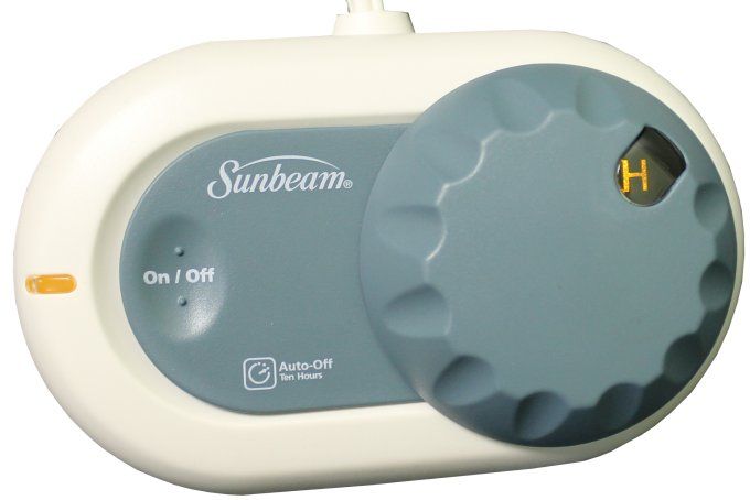 NEW Sunbeam Twin Electric Home Heated Blanket Seashell 027045727655 