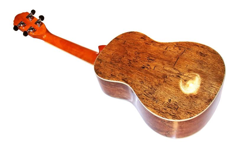 Oscar Schmidt 1/0U7T Tenor Select Spalted Mango Ukulele & deluxe 