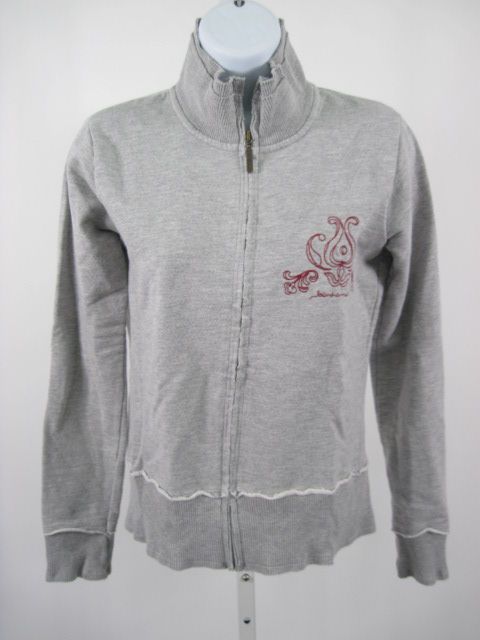 BEN SHERMAN Gray Zip Up Sweater Jacket Sz S  