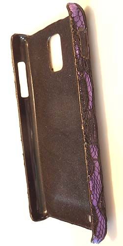 For Samsung Infuse 4G i997 Designer Purple Lace Phone Cover Case 