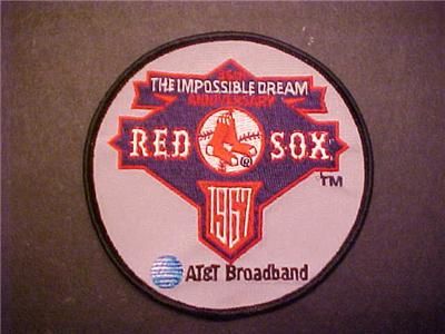 BOSTON RED SOX Impossible Dream 1967 PATCH 4 inch  