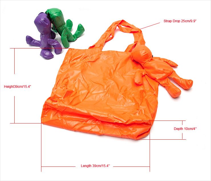 1pcs Hot Cute Teddy Bear Foldable Reusable Shopping bag Tote Eco 