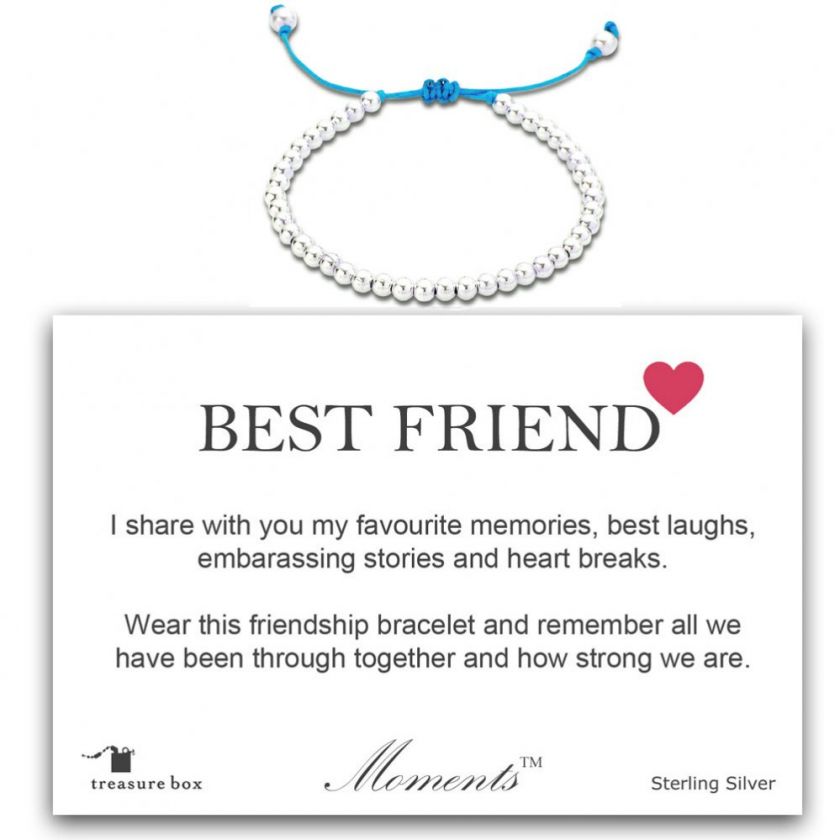 Moments Best Friend Sentimental Friendship Bracelet  