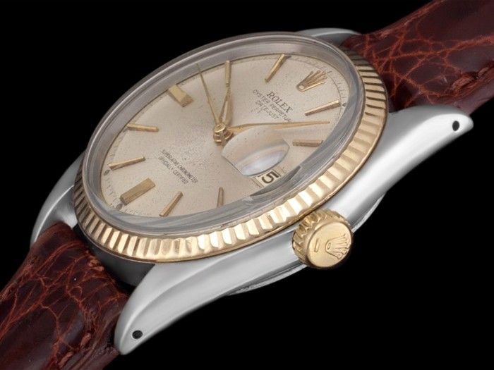 1965 ROLEX Vintage 2 Tone DATEJUST   14K Gold & Stainless Steel  