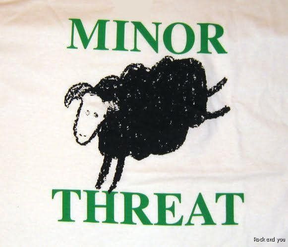 MINOR THREAT OUT OF STEP SHEEP rock T Shirt 2XL NWT  