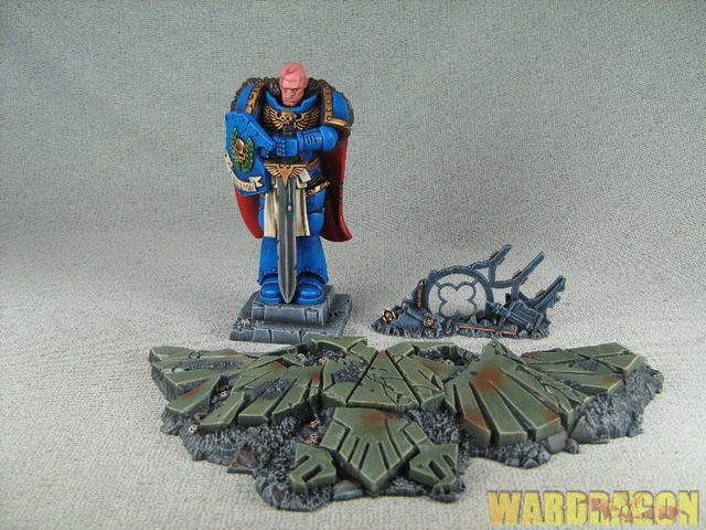 25mm Warhammer 40K WDS painted Honoured Imperium y56  