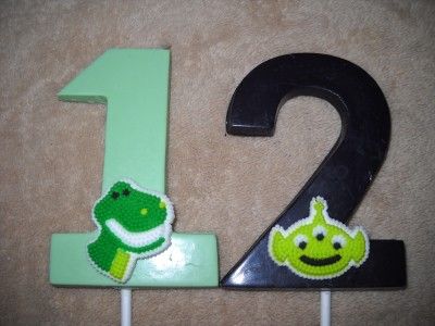 Chocolate Icing Decoration Toy Story Chocolate Molded Number 