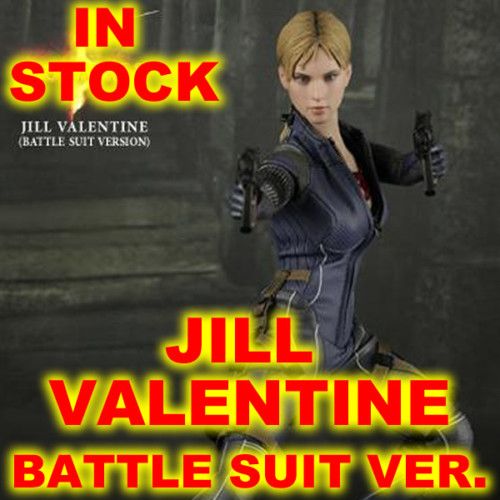 12 JILL VALENTINE BATTLE SUIT HOT TOYS FIGURE  