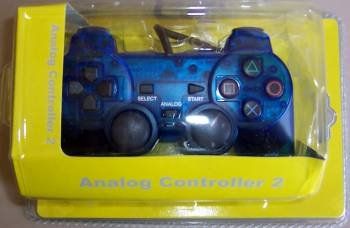 NEW Blue Analog shock Controller control Pad for PlayStation 2 PS2 