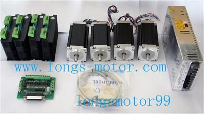 Axis Nema 23 stepper motor 425 oz & Driver DM542A CNC  