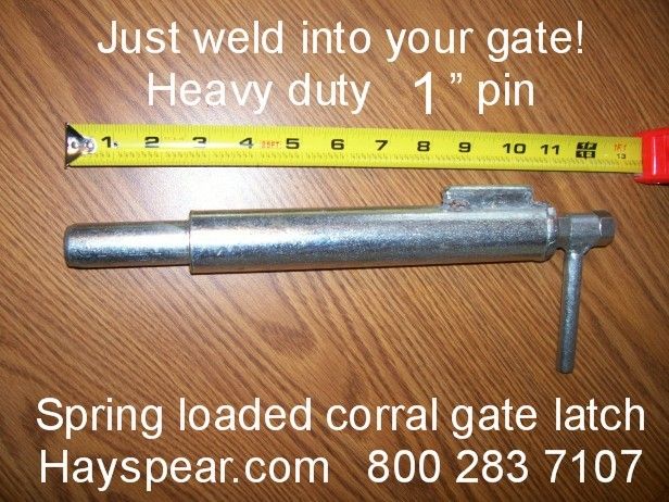 Weld in Spring loaded cattle corral gate latch 10 pack  