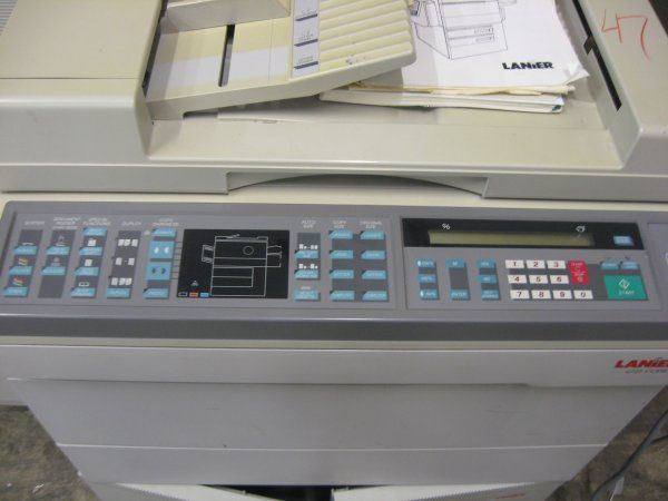 Lanier 6725 Copier w/Finisher *Parts or Repair*  