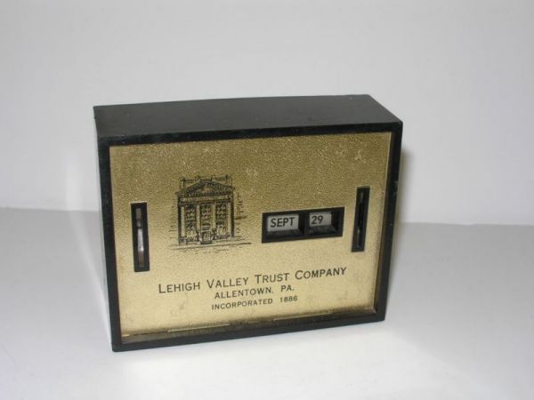 VINTAGE LEHIGH VALLEY ALLENTOWN PA COIN BANK GERETT CO.  