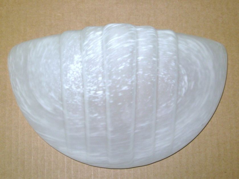 New Volume Lighting V6500 6 Wall Sconce Alabaster Glass  