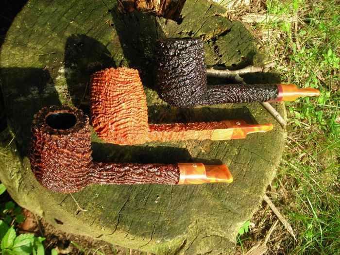 Knute of Denmark   Large Freehand briar Estate Pipe  