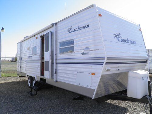 2005 COACHMEN CASCADE 26RB SLIDEOUT FRONT BED LARGE BATHROOM NO 