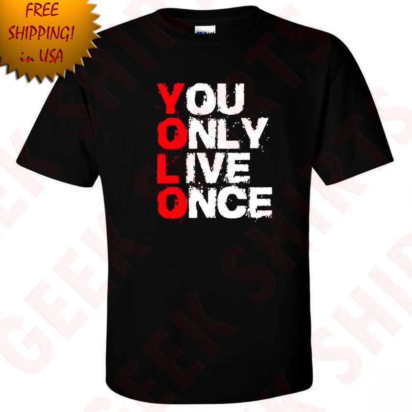 You Only Live Once OVO Drake Take Care t shirt OVOxo owl YOLO tee 