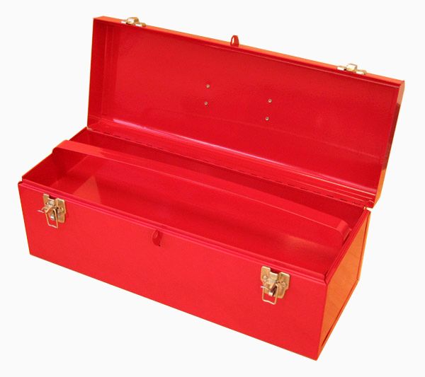 BRAND NEW PORTABLE METAL TOOLBOX TB 140 20x 8.6 x10  