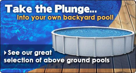 See our selection of above ground pools