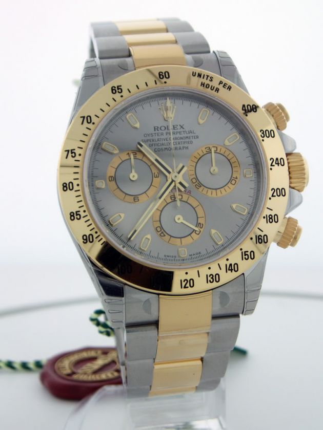 Rolex Daytona TT YG Gray Dial 116523  