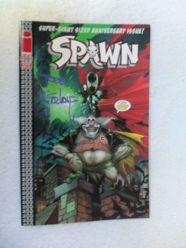 TODD MCFARLANE SIGNED SPAWN 200 COMIC BOOK  