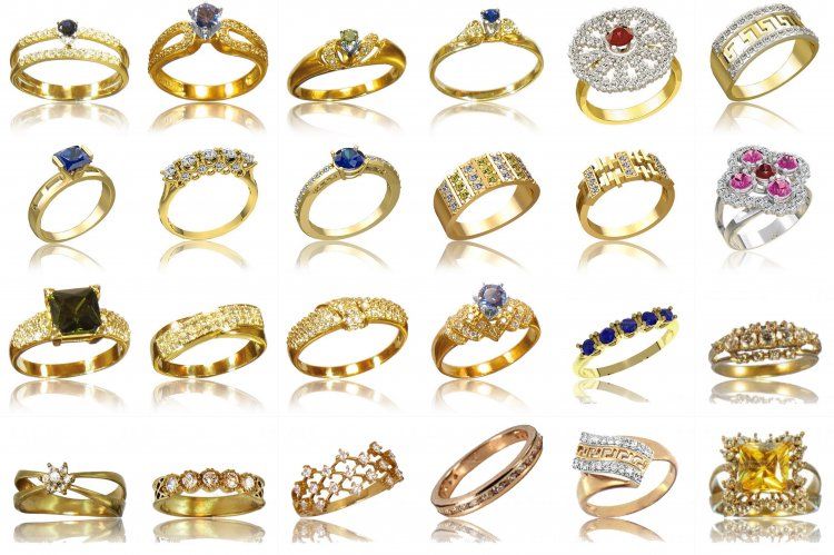 gold casting ladies ring