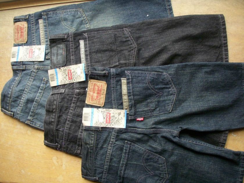 Levis Jean Shorts 8 10 12 14 16 18 20 Boys $34 NWT YouPickShade  