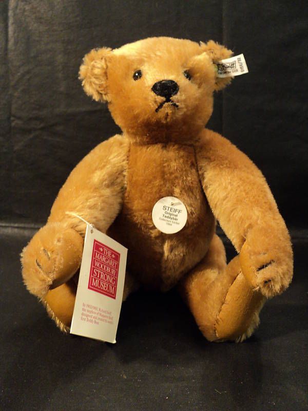 NICE 1984 STEIFF MOHAIR CINNAMON COLL. HUMPBACK BEAR  