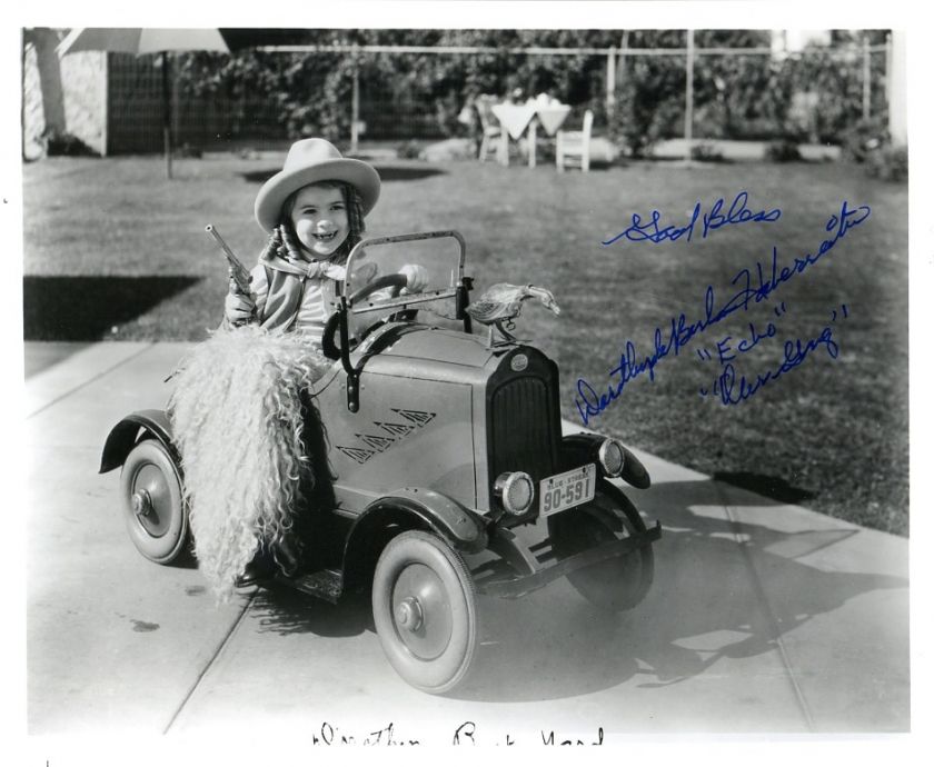 DOROTHY DEBORBA Echo in LITTLE RASCALS Autographed  