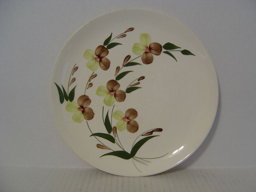 VINTAGE BLUE RIDGE SOUTHERN POTTERIES SUNNY SPRAY PATTERN DINNER PLATE 