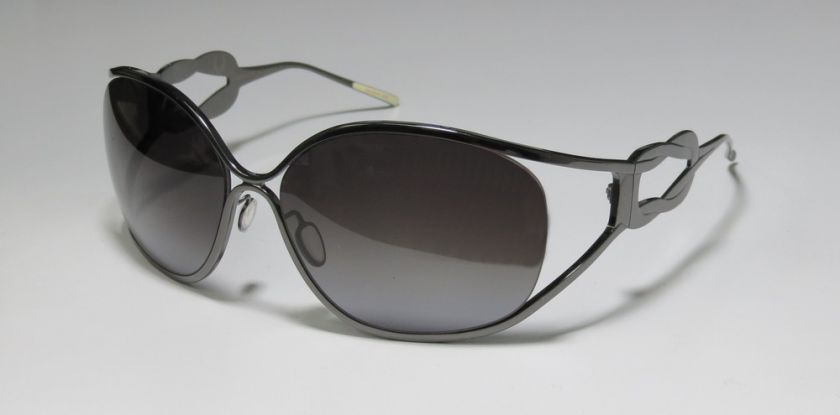 NEW CHRISTIAN ROTH 14279 TITANIUM GUNMETAL SUNGLASSES WOVEN ARMS 