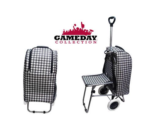 Houndstooth Cooler Cart Combo For Alabama Fans  