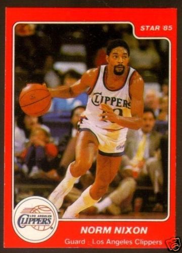 1984 85 Star #20 Norm Nixon L.A. LAKERS   NM/MT  