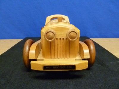 Vintage 1931 Mercedes SSKL Wooden Car Q46  