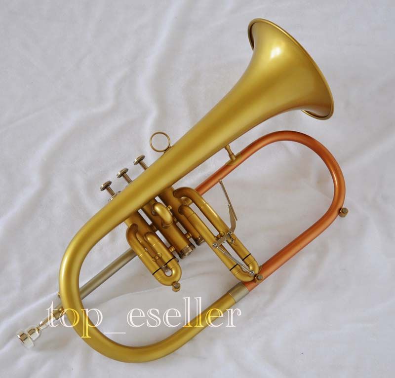 Cheap saleProfessional Flugelhorn Brass Bb Flugel Horn  