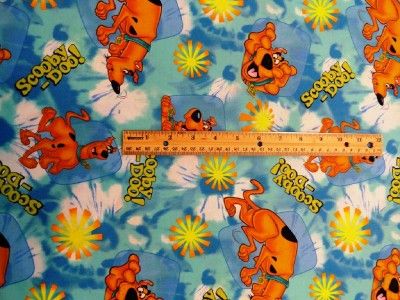 New Scooby Doo Dog Cartoon VIP Fabric BTY  