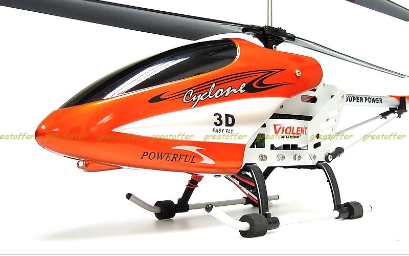 S038 27 inch GYRO Metal 3.5 Channel RC Helicopter 680mm +Blade +KIT OR 