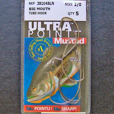 Mustad 38104BLN ~ Flippin & Pitchin Wide Gap Hook ~ Qty 5 per 