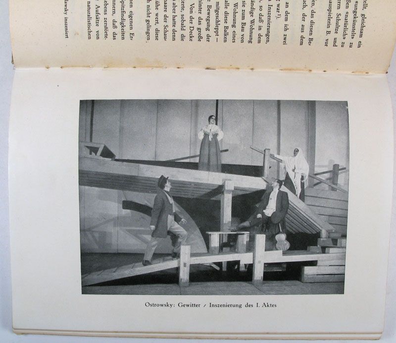 1927 RUSSIAN ALEXANDER TAIROV THEATER EL LISSITZKY BOOK  