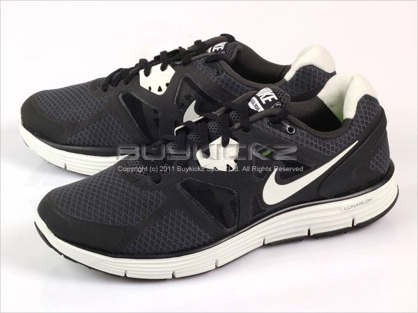 Nike LunarGlide+ 3 Anthracite/White Black Running Mens  