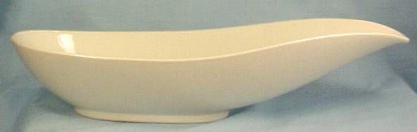   1950s WHITE WINDOW BOX POTTERY PLANTER by HULL Unusual EXC  