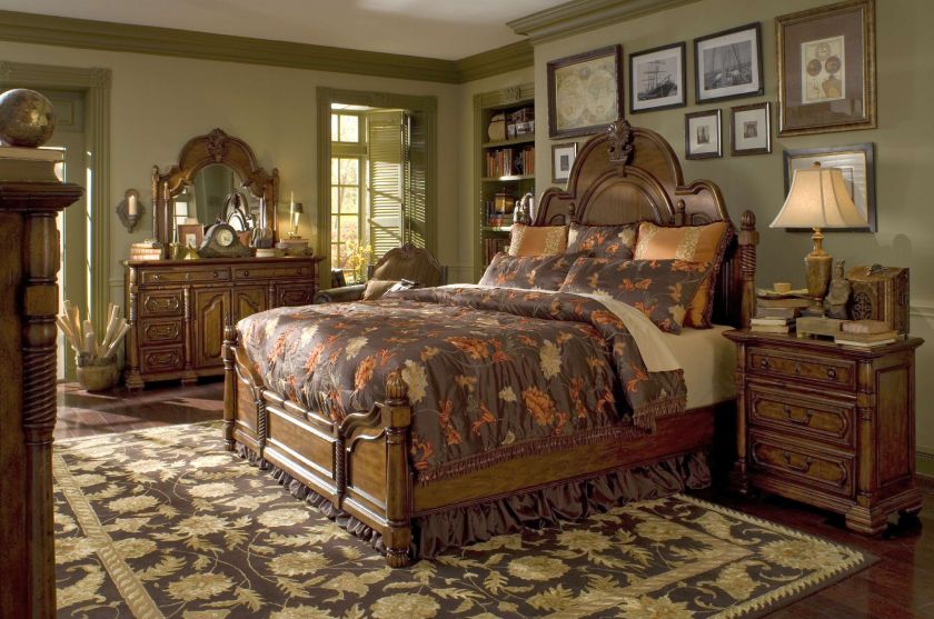 AICO Sedgewicke California King Panel Bed  