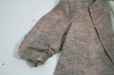 NEW 2011 Elizabeth and James Distressed Linen Blazer 4  