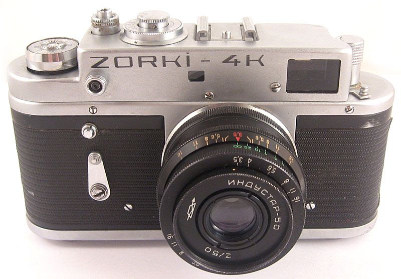 ZORKI 4K Russian Leica Copy Camera Industar 50 Lens nEXC  