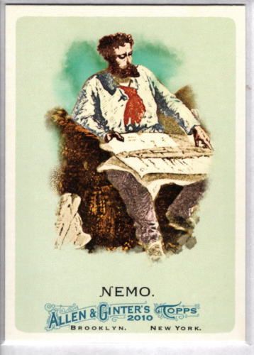 CAPTAIN NEMO 2010 Topps Allen & Ginter #264  